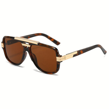 Mens Vintage Aviator Glasses Retro Alloy Fashion Eyewear