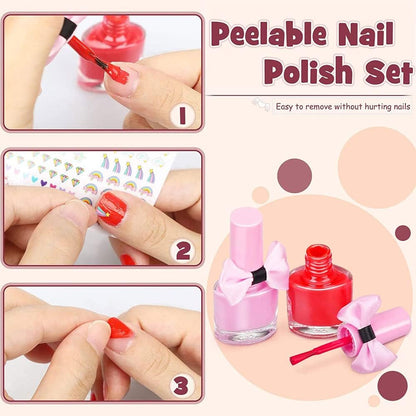 Mermaid Makeup Kit Cosmetic Set Kids Beauty Case Accessories Bag