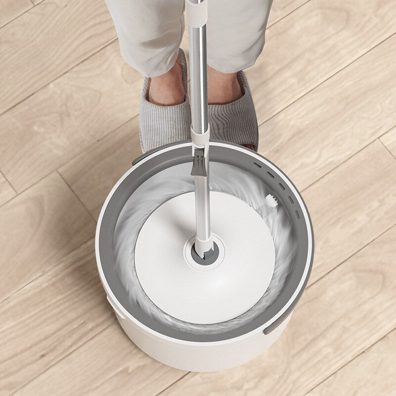 Microfiber Spin Mop Self Wringing Floor Cleaning System