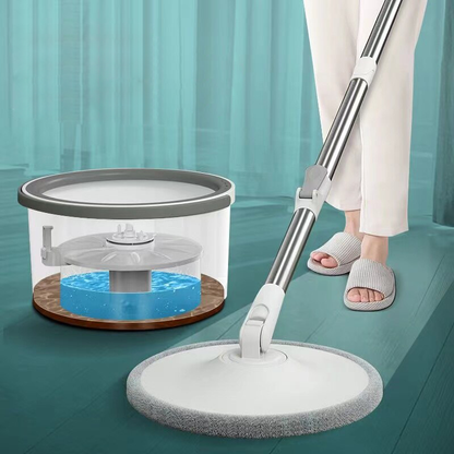 Microfiber Spin Mop Self Wringing Floor Cleaning System