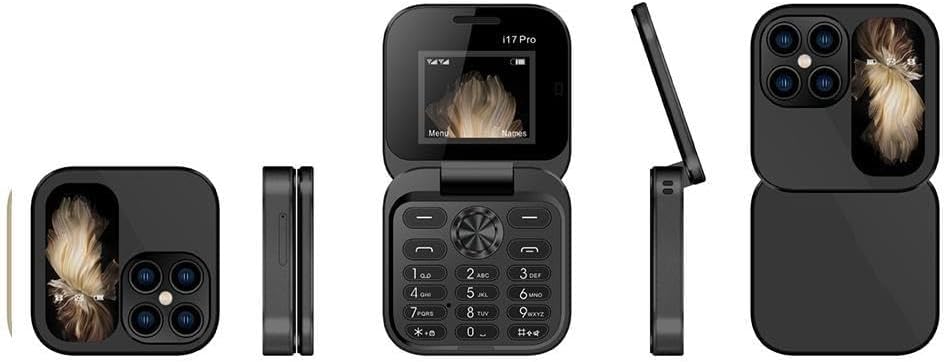 Mini Flip Phone Dual SIM Compact Mobile Phone