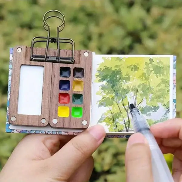 Mini Painting Set Portable Art Kit Creative Travel Supplies