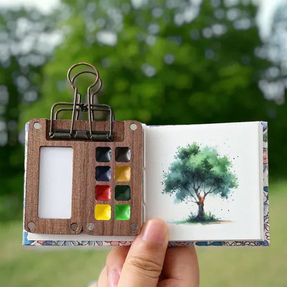 Mini Painting Set Portable Art Kit Creative Travel Supplies