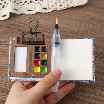 Mini Painting Set Portable Art Kit Creative Travel Supplies