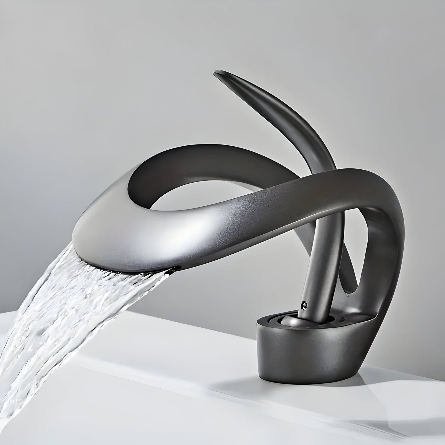 Minimalist Brass Bathroom Faucet Single Handle Basin Mixer
