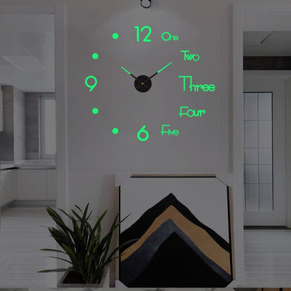 Modern Creative Wall Clock Contemporary Home Decor