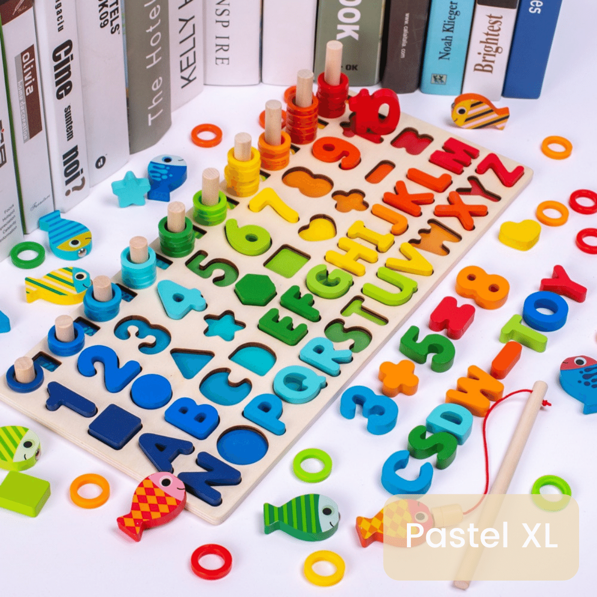 Montessori Wooden Activity Board Educational Learning Toy Set