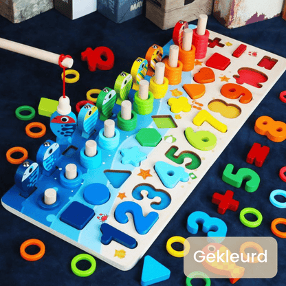 Montessori Wooden Activity Board Educational Learning Toy Set