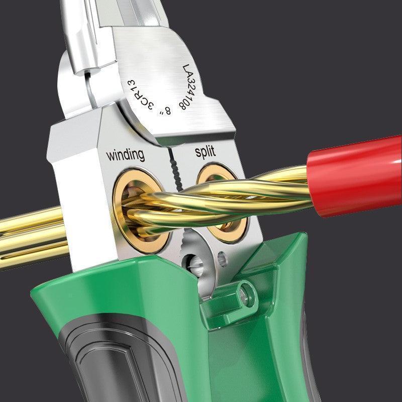 Multifunction Wire Stripper Cutter Tool Precision Cable Stripping Pliers