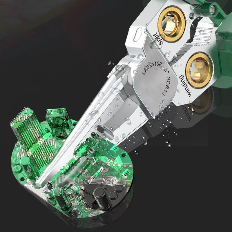 Multifunction Wire Stripper Cutter Tool Precision Cable Stripping Pliers