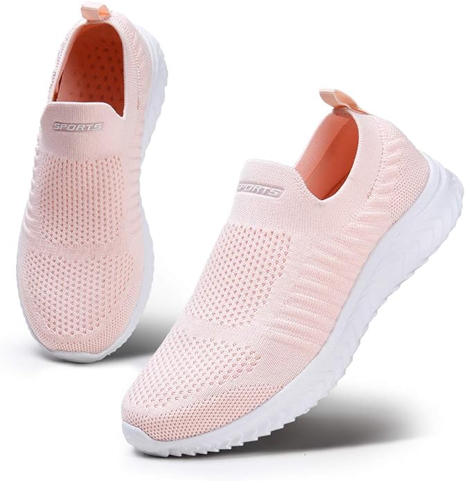 Orthopedic Slip On Walking Shoes with Arch Support Comfort Fit