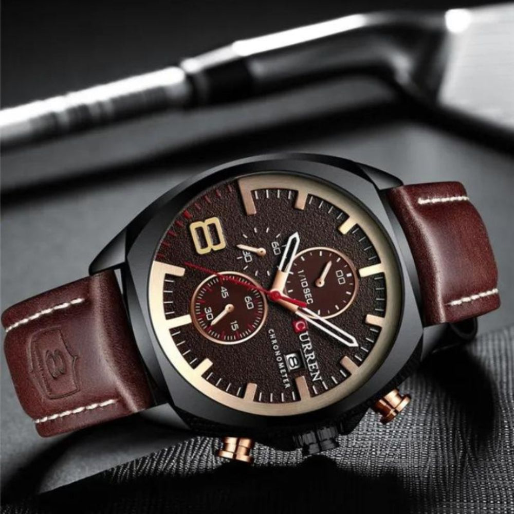 Outdoor Tactical Sports Watch for Men with Rugged Military Style and Quartz Accuracy