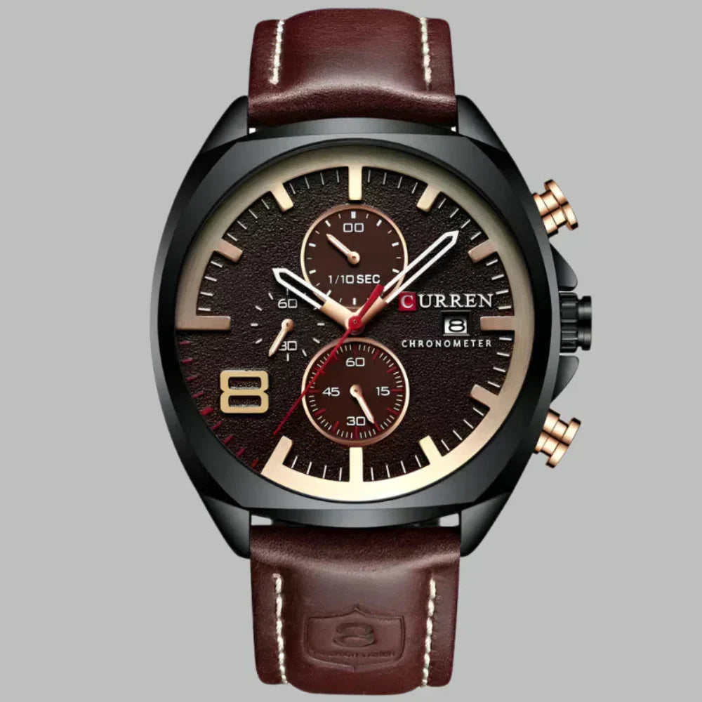 Outdoor Tactical Sports Watch for Men with Rugged Military Style and Quartz Accuracy