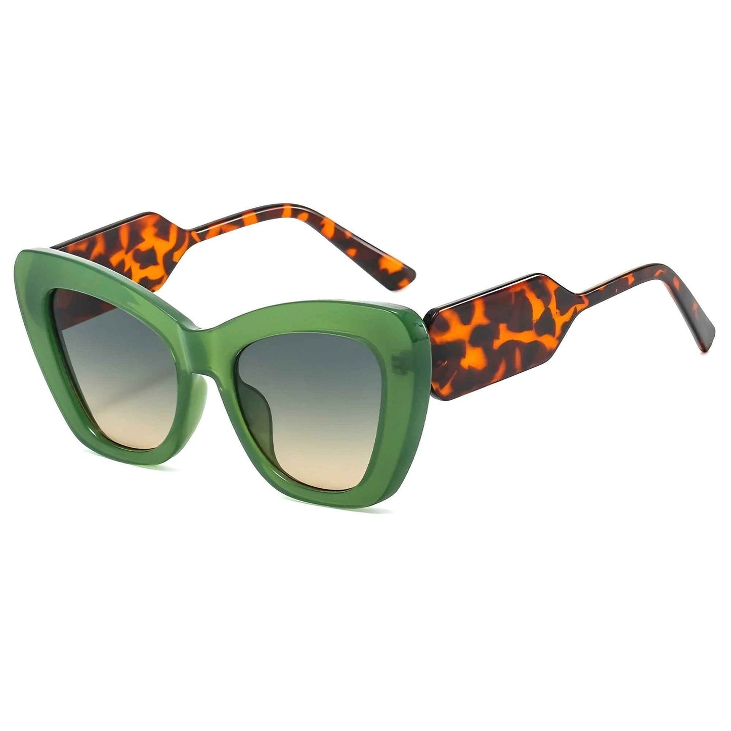 Oversized Cat Eye Sunglasses Womens UV400 Fashion Eyewear