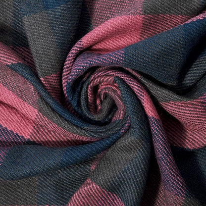 Oversized Plaid Winter Scarf Soft Chunky Wrap Shawl for Warmth and Everyday Style