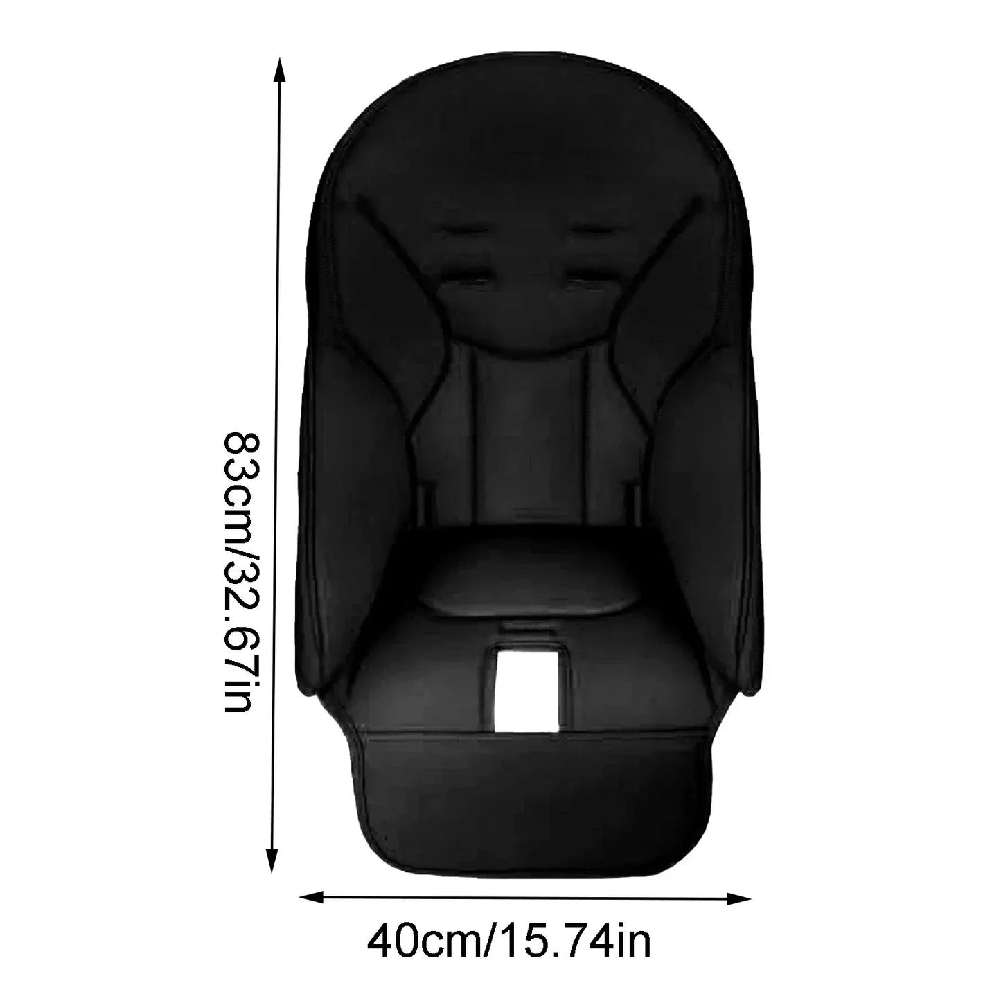 PU Leather High Chair Seat Cover Soft Baby Cushion Pad