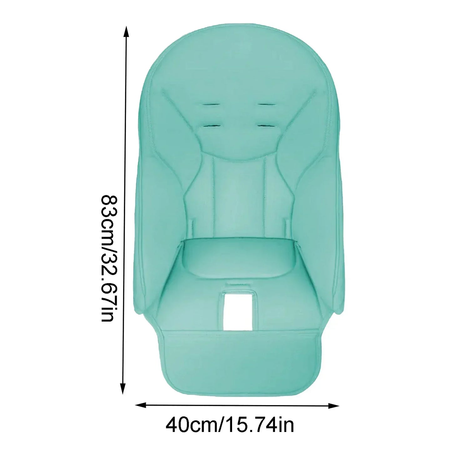 PU Leather High Chair Seat Cover Soft Baby Cushion Pad