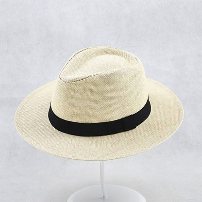 Panama Straw Hat Toquilla Summer Lightweight Breathable Sun Hat