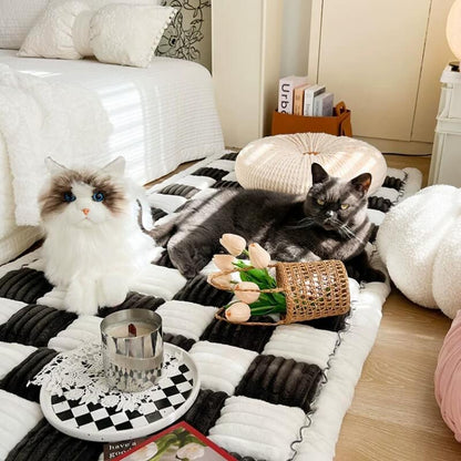 Plush Chenille Pet Couch Cover Furniture Protector
