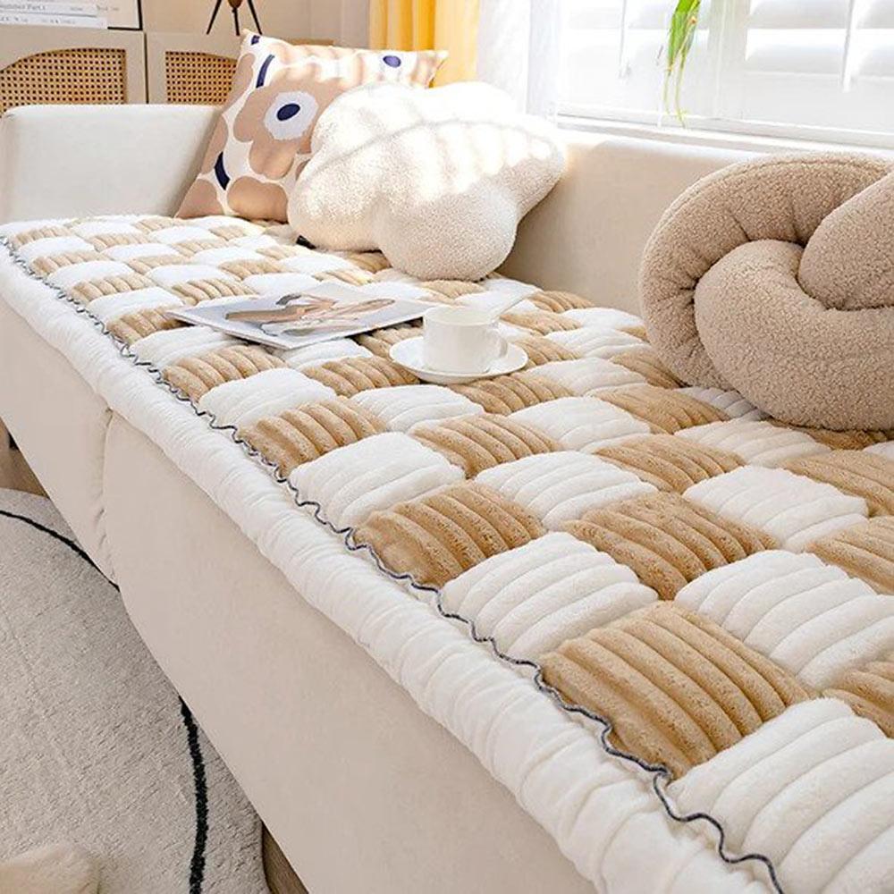Plush Chenille Pet Couch Cover Furniture Protector