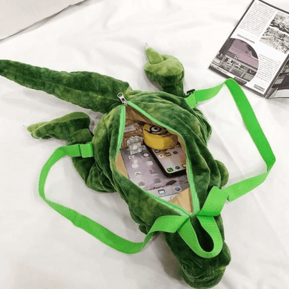 Plush Dinosaur Backpack Kids School Travel Companion