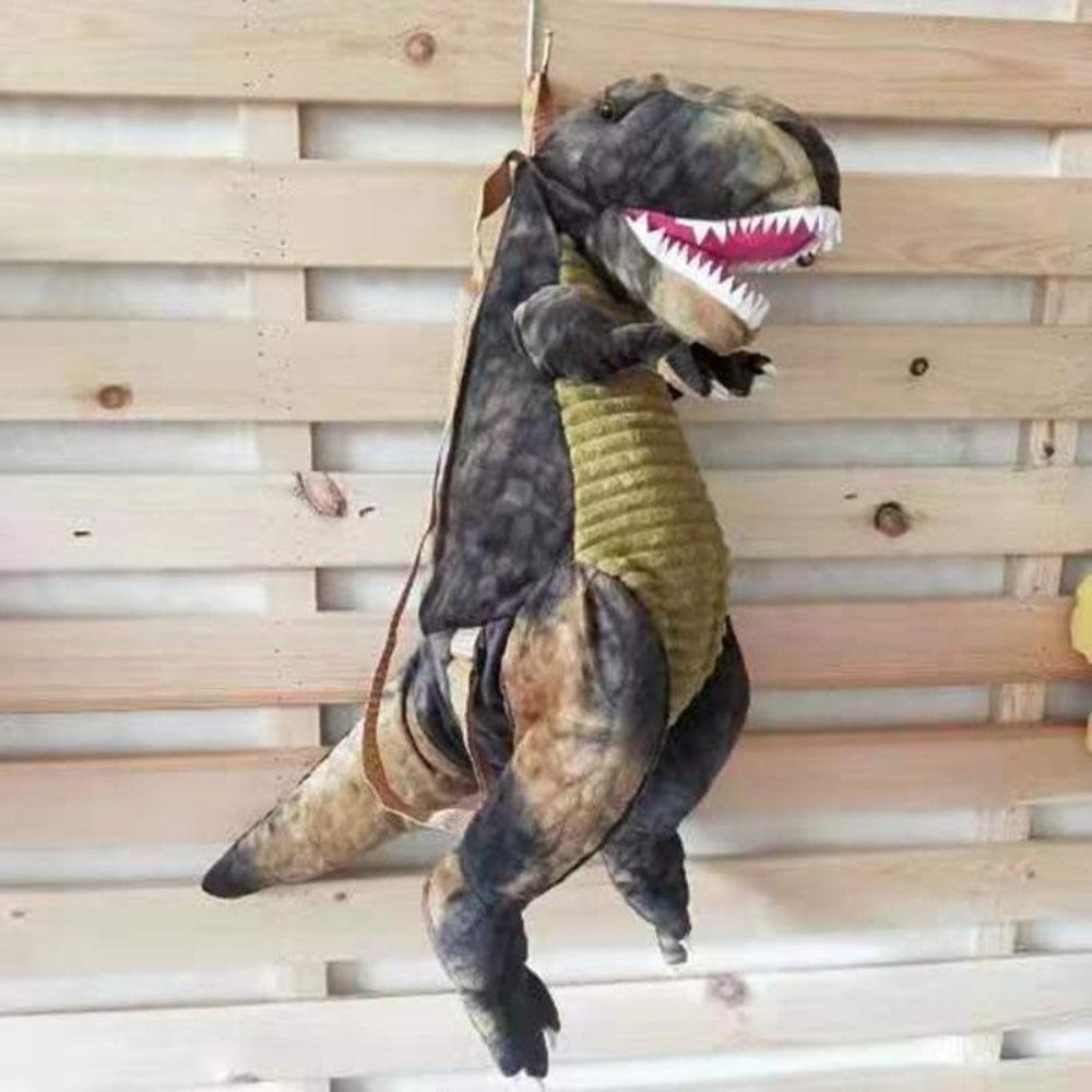 Plush Dinosaur Backpack Kids School Travel Companion