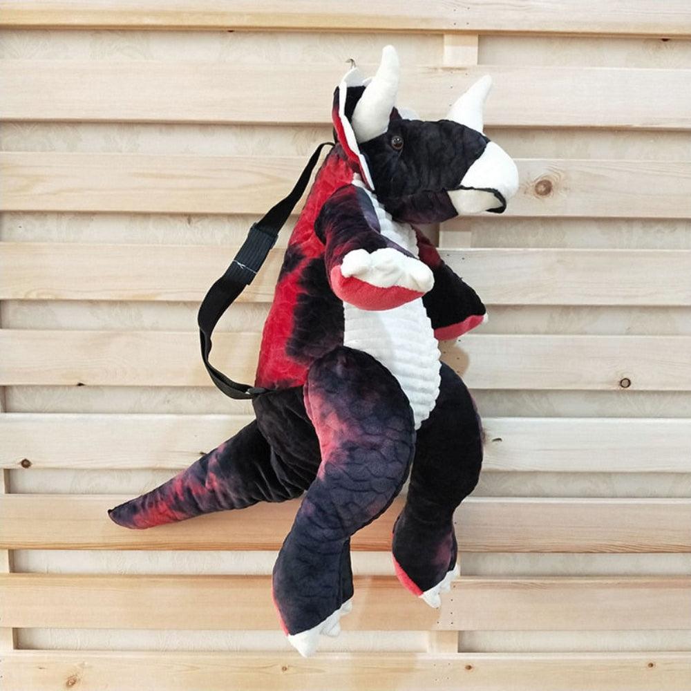Plush Dinosaur Backpack Kids School Travel Companion