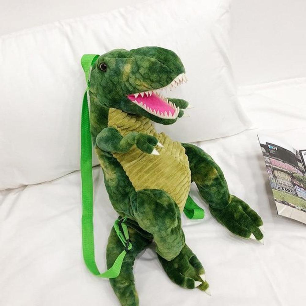 Plush Dinosaur Backpack Kids School Travel Companion