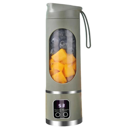 Portable Blender Juicer 450ml USB Rechargeable Smoothie Maker with Ice Crushing
