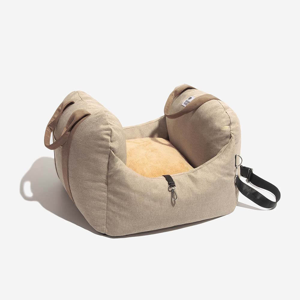 Portable Dog Car Travel Bed with Safety Cushion