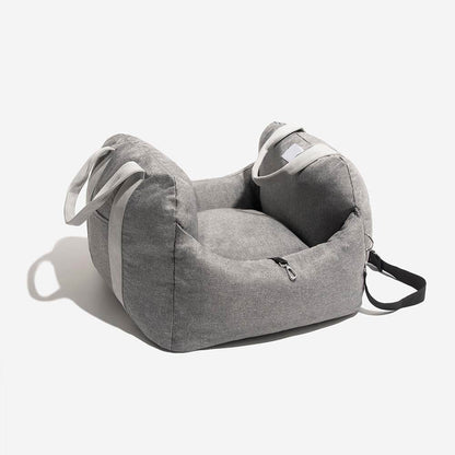 Portable Dog Car Travel Bed with Safety Cushion