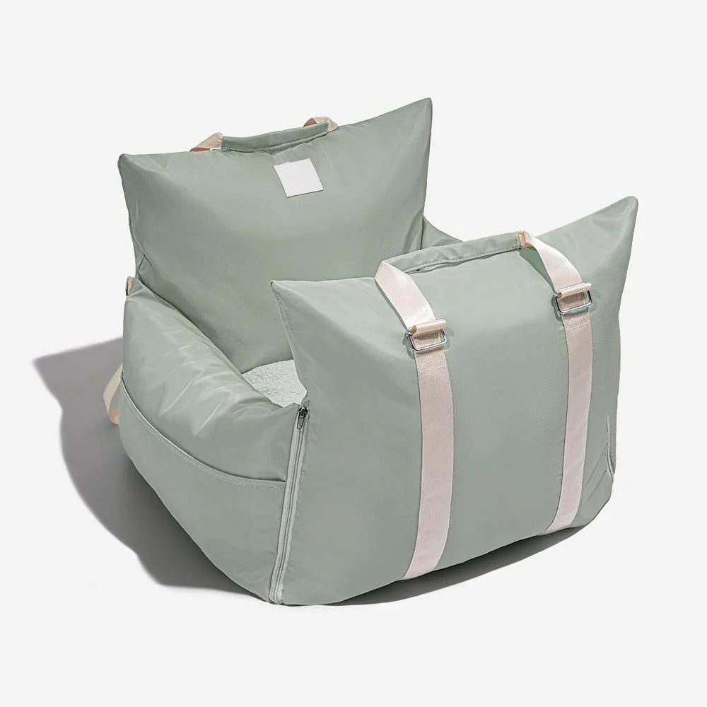 Portable Dog Car Travel Bed with Safety Cushion