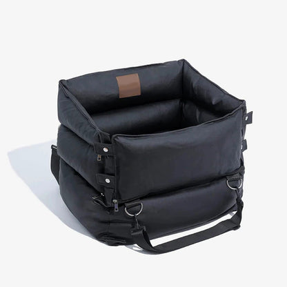 Portable Dog Car Travel Bed with Safety Cushion
