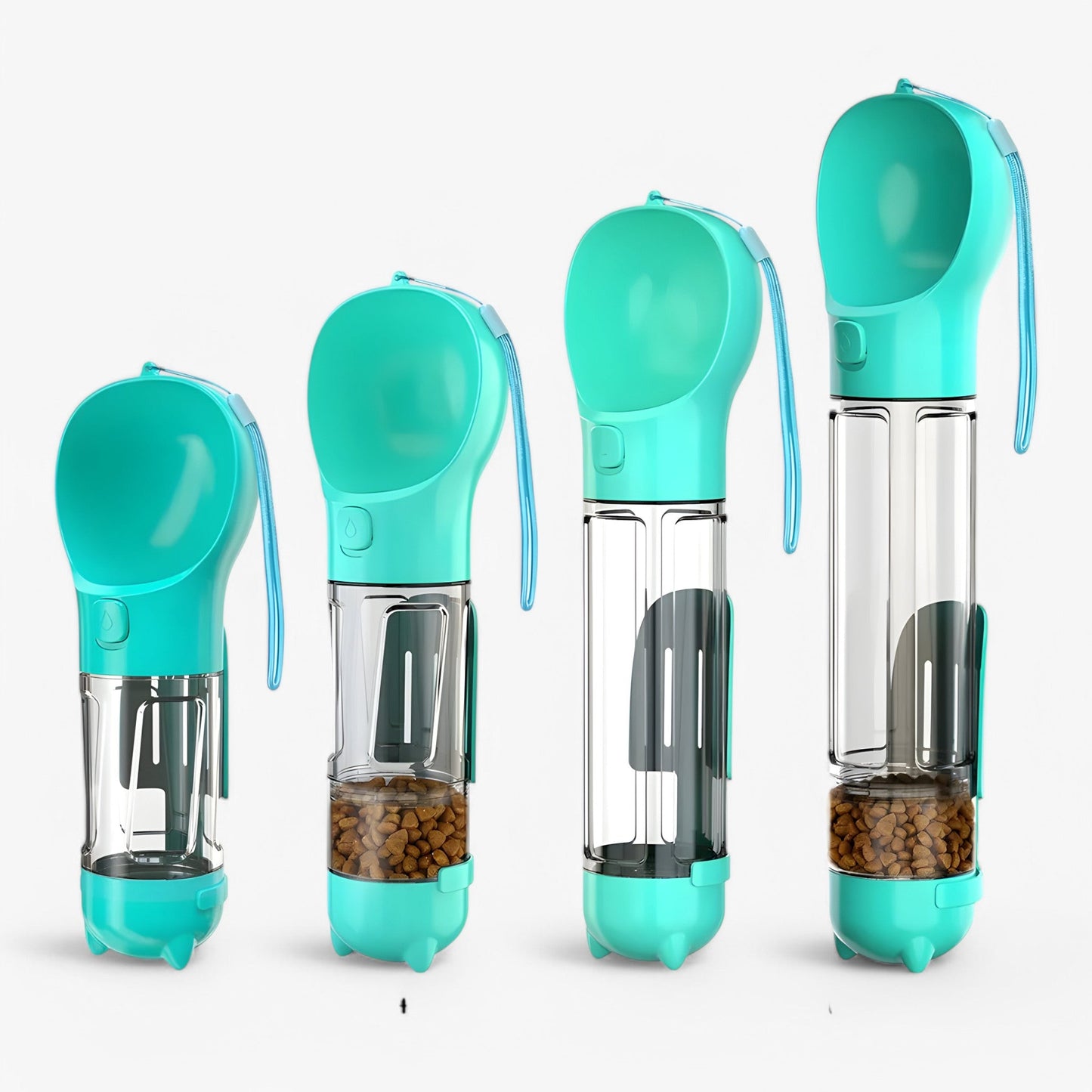 Portable Dog Water Bottle Food Container Travel Dispenser