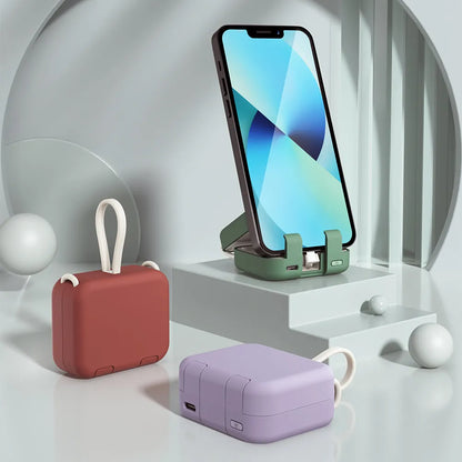Portable Fast Charging Power Bank Compact 5000mAh Pocket Battery Pack