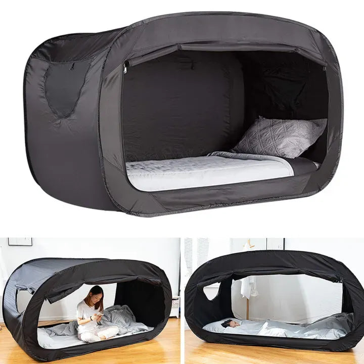 Portable Foldable Tent Bed with Mosquito Net Indoor Outdoor Sleeping Shelter Lightweight Camping Bed