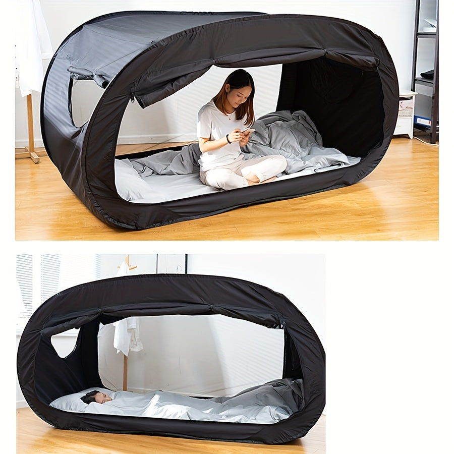 Portable Foldable Tent Bed with Mosquito Net Indoor Outdoor Sleeping Shelter Lightweight Camping Bed