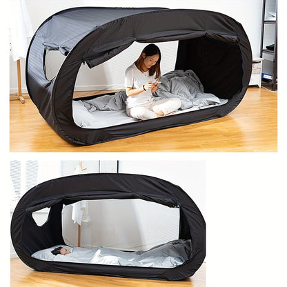 Portable Foldable Tent Bed with Mosquito Net Indoor Outdoor Sleeping Shelter Lightweight Camping Bed