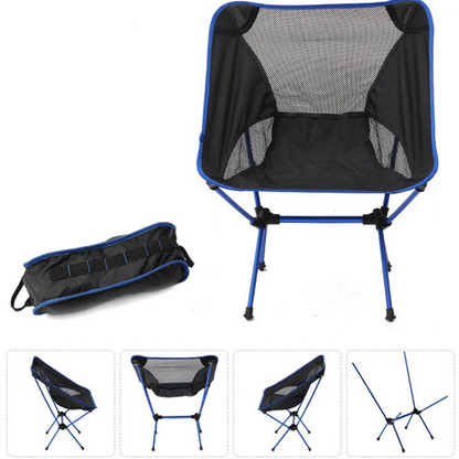 Portable Folding Camping Chair – Lightweight Outdoor Moon Chair