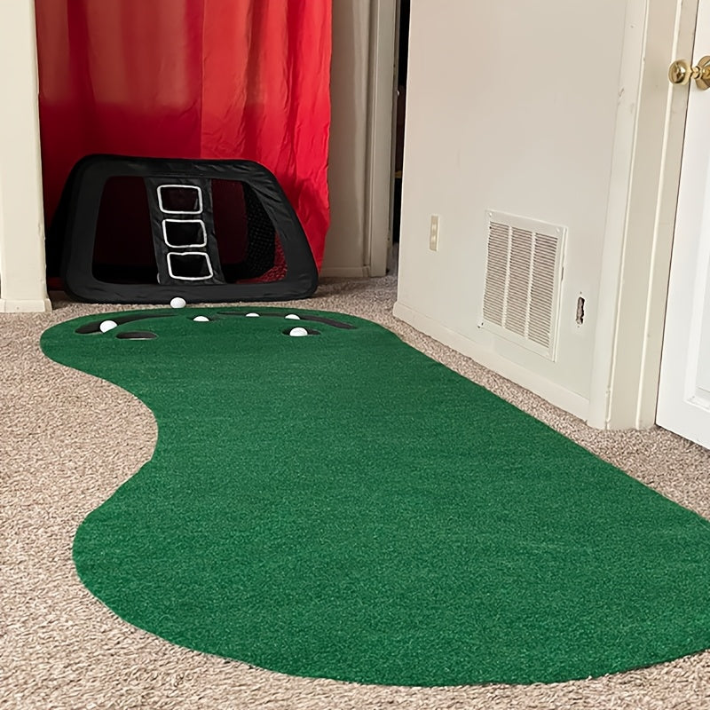 Portable Golf Putting Mat Indoor Outdoor Practice Training Green
