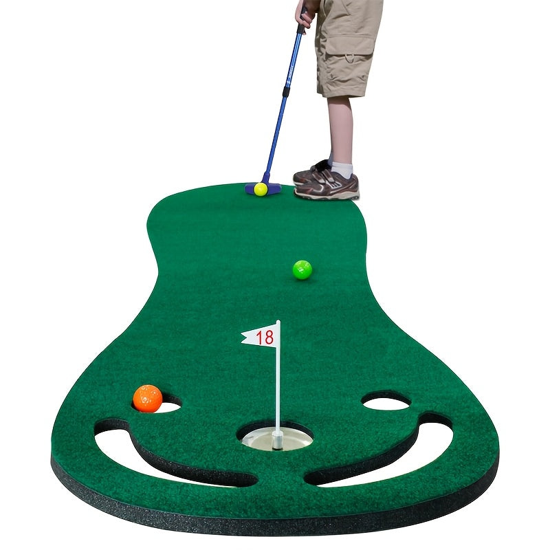 Portable Golf Putting Mat Indoor Outdoor Practice Training Green