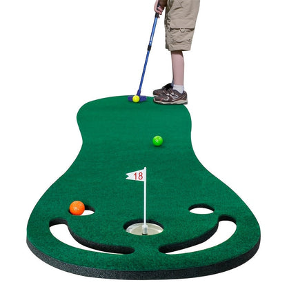 Portable Golf Putting Mat Indoor Outdoor Practice Training Green