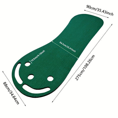 Portable Golf Putting Mat Indoor Outdoor Practice Training Green