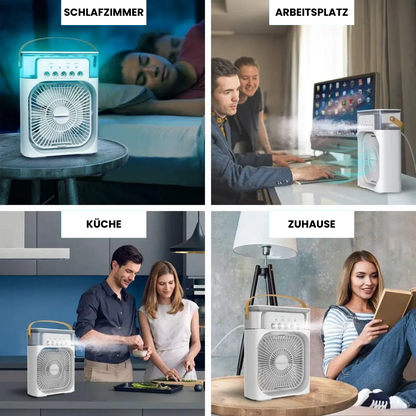 Portable Mini Air Cooler Desk Cooling Fan with Water Tank
