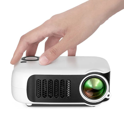 Portable Mini Projector Home Cinema Video Beamer Compact HD Movie Entertainment Device
