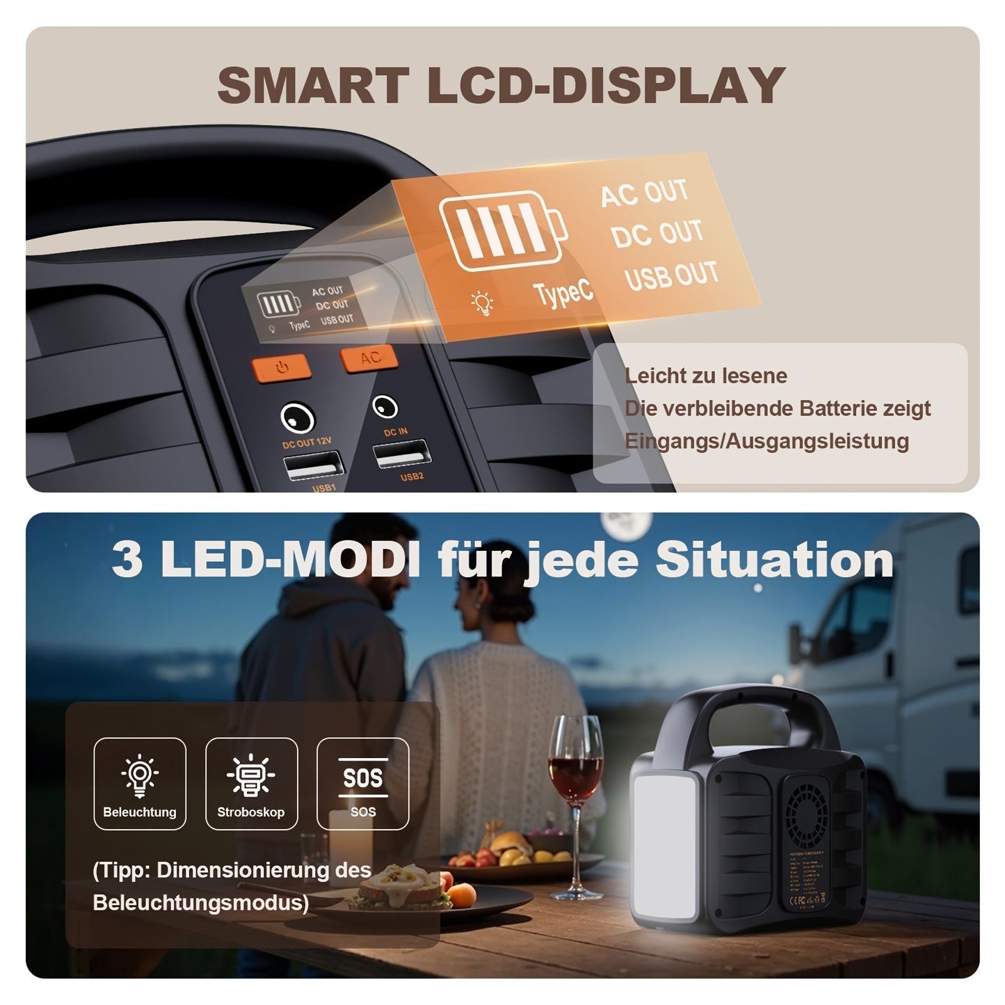 Portable Power Station Lithium Battery Solar Generator