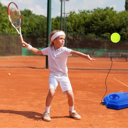 Portable Tennis Rebound Trainer Ball Solo Practice Set