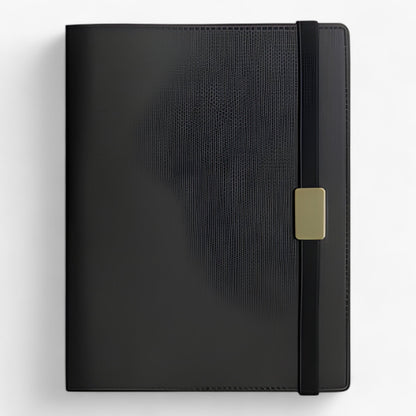 Premium Leather Business Notebook Meeting Planner Journal