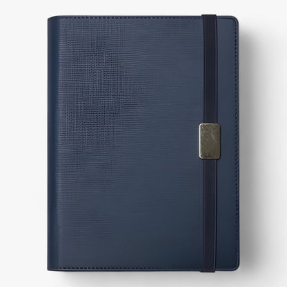 Premium Leather Business Notebook Meeting Planner Journal