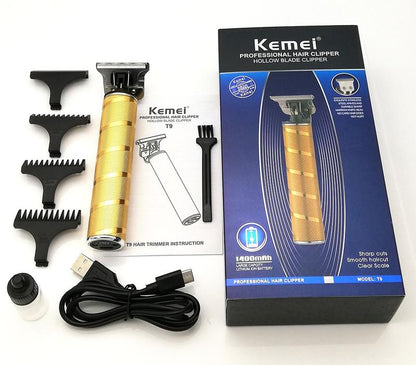 Professional Hair Trimmer Kit Cordless Beard Clipper Set